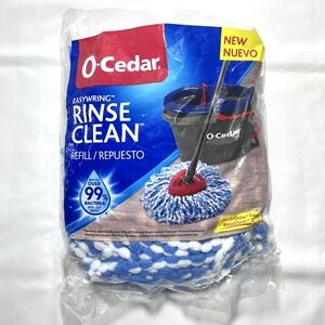 O-Cedar EasyWring RINSECLEAN Refill Mop Head Brand New